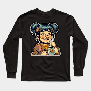 Little Girl's Precious Goldfish Moment Long Sleeve T-Shirt